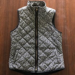 Houndstooth Quilted Vest